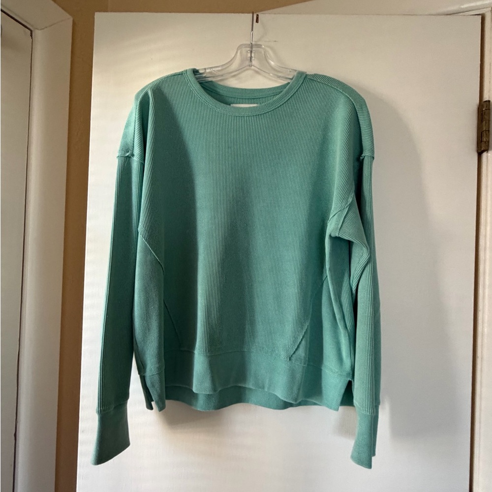 Women's Mint Green  Crewneck Sweater